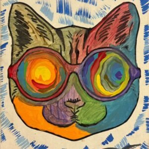 Psychedelic Cat