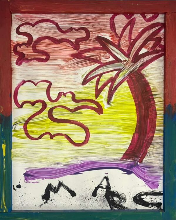 Sunset Palm