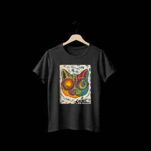 The Psychedelic Cat Tee