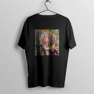 Alpine Dandelion Mixed-Media Tee